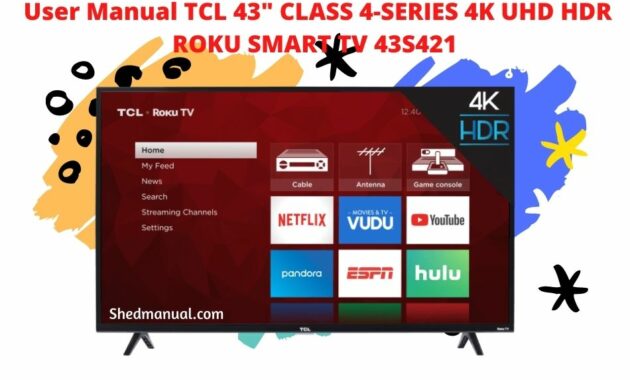 TCL 43S421 User Manual