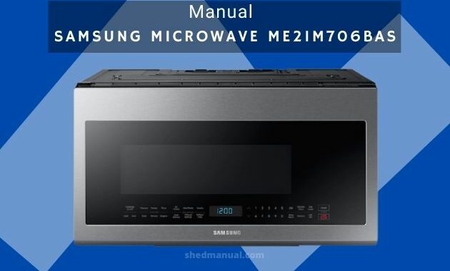 Samsung ME21M706BAS/AA 2.1 cu. ft. Over The Range Microwave