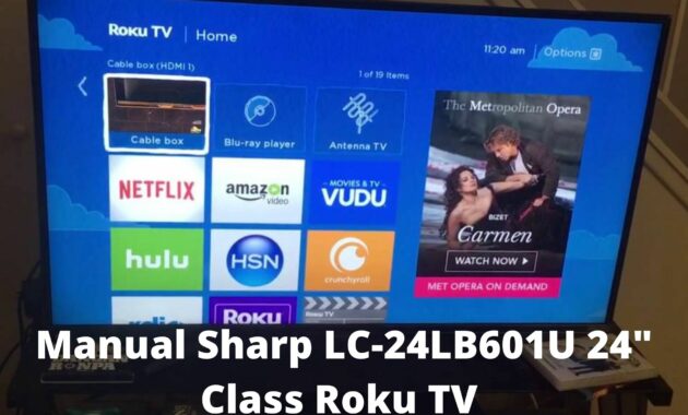 Sharp LC-24LB601U 24" Class Roku TV