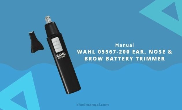 Wahl 05567-200 Ear, Nose & Brow Battery Trimmer