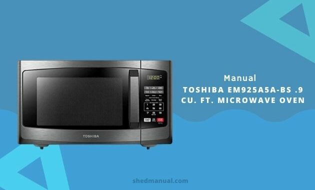 Toshiba EM925A5A-BS .9 Cu. Ft. Microwave Oven